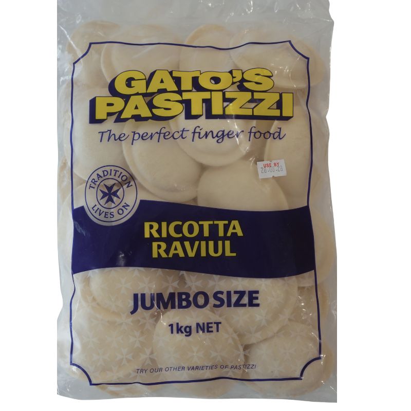 Raviul Ricotta Jumbo 1 KG (Frozen)