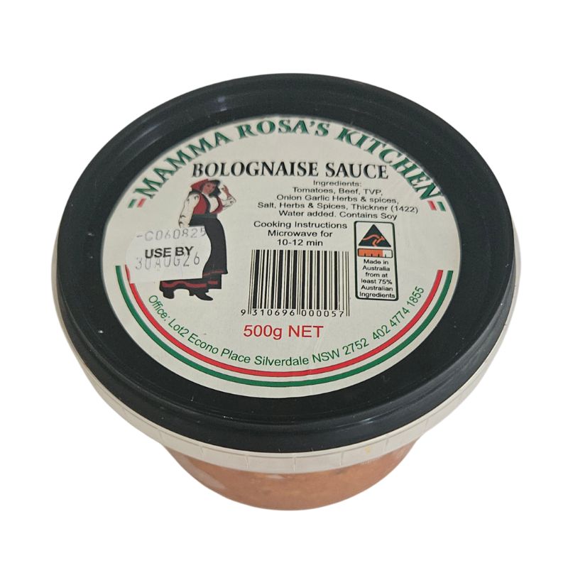 Mamma Rosa’s Kitchen Bolognaise Sauce 500g